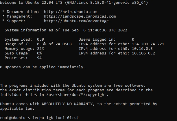 Ubuntu login screen
