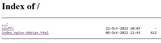 File index page